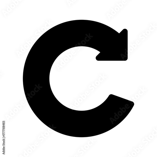 Rotate Icon Vector Symbol Design Illustration