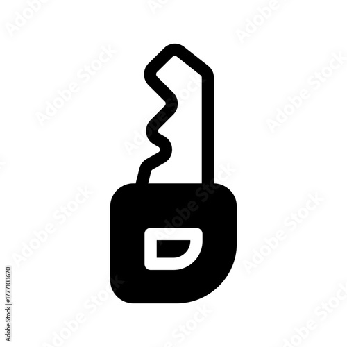 Key Icon Vector Symbol Design Illustration