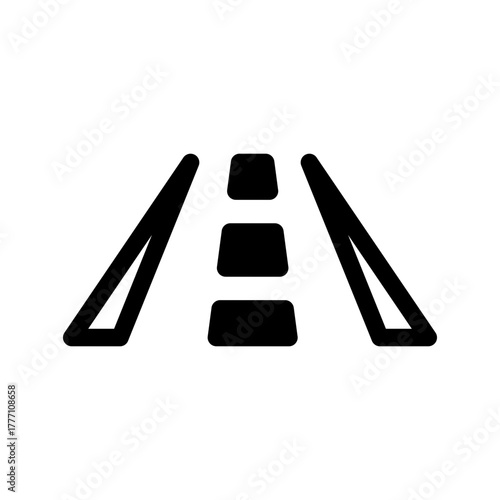 Road Icon Vector Symbol Design Illustration