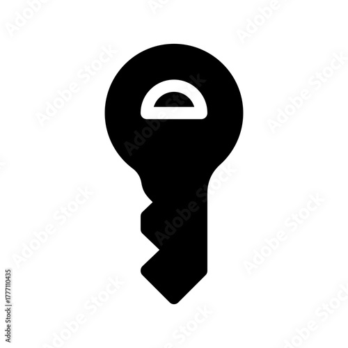 Key Icon Vector Symbol Design Illustration