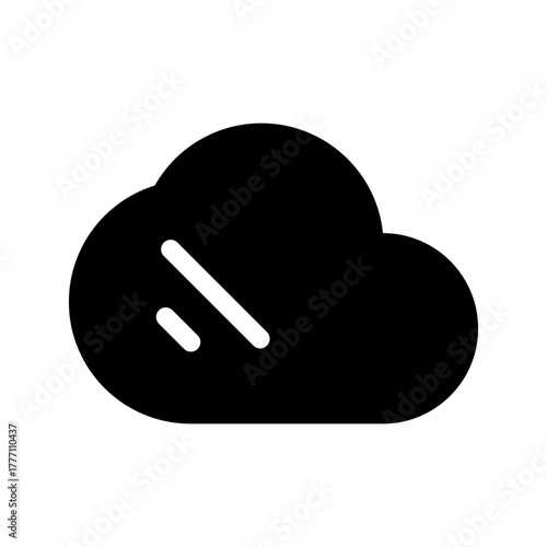 Cloud Icon Vector Symbol Design Illustration