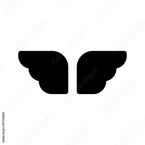 Wings Icon Vector Symbol Design Illustration