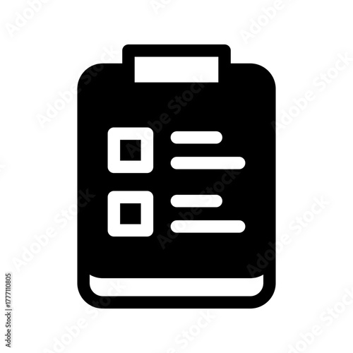 Clipboard Icon Vector Symbol Design Illustration