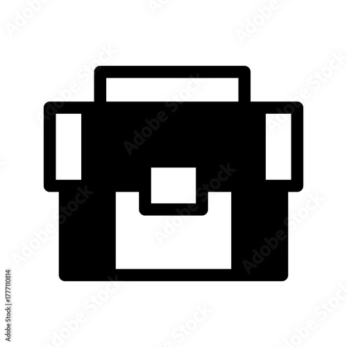 Briefcase Icon Vector Symbol Design Illustration