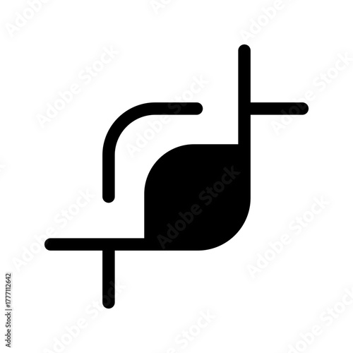 Snipping Icon Vector Symbol Design Illustration