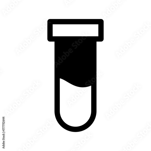 Test Tube Icon Vector Symbol Design Illustration
