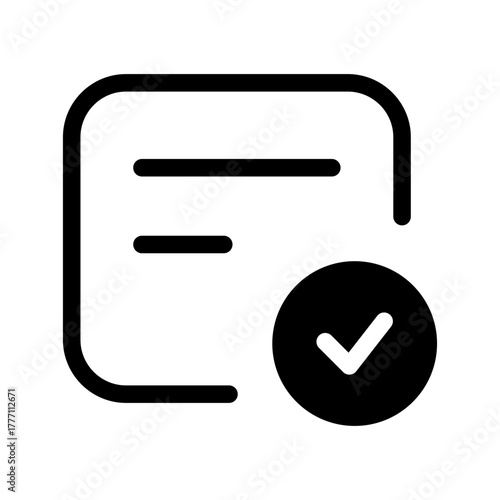 Approve Icon Vector Symbol Design Illustration