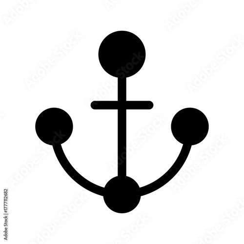 Anchor Icon Vector Symbol Design Illustration