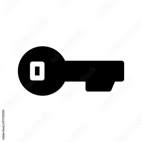 Key Icon Vector Symbol Design Illustration