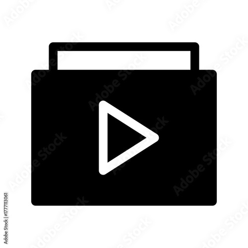 Series Icon Vector Symbol Design Illustration