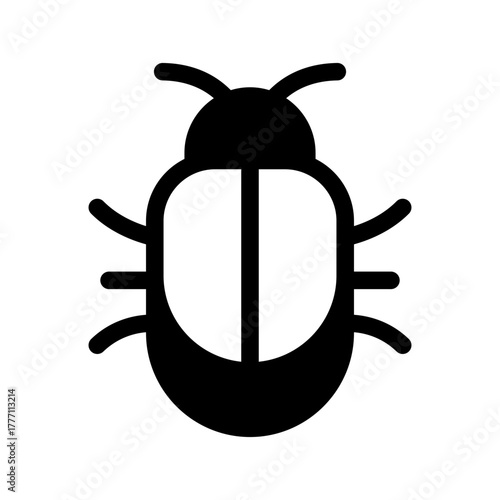 Bug Icon Vector Symbol Design Illustration