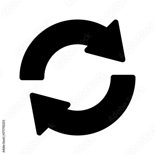 Refresh Icon Vector Symbol Design Illustration