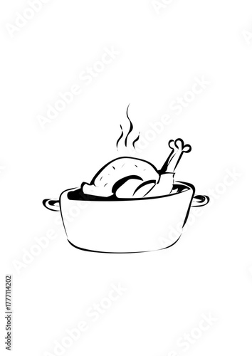 Truthahn im Schmortopf 