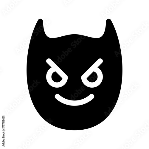 Devil Icon Vector Symbol Design Illustration