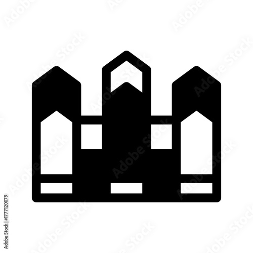 Fence Icon Vector Symbol Design Illustration