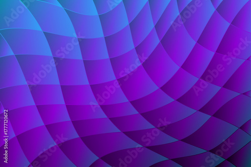 Blue Purple Wavy Gradient Vector