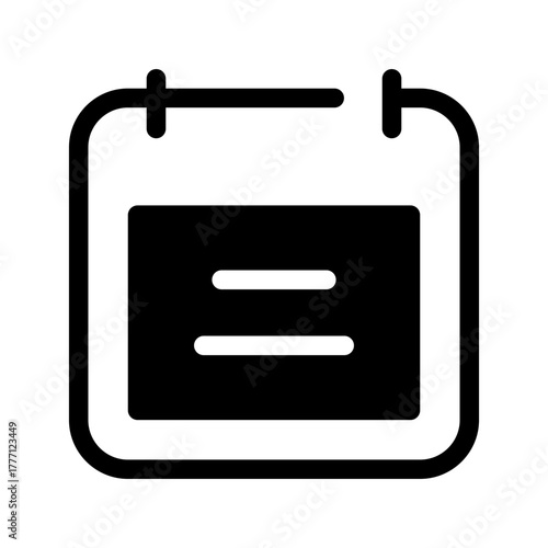 Calendar Icon Vector Symbol Design Illustration