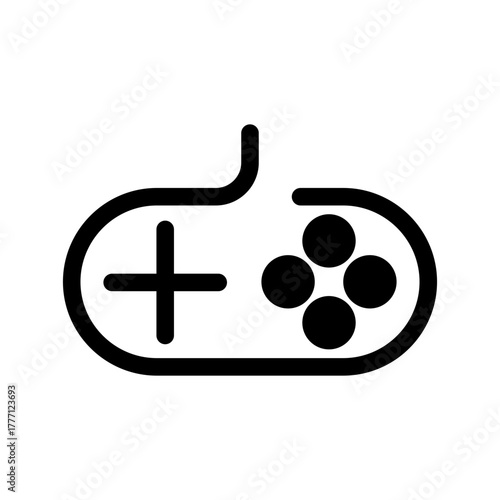 Gamepad Icon Vector Symbol Design Illustration