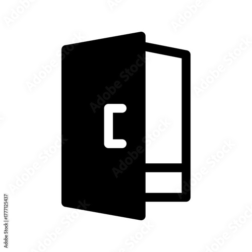 Door Icon Vector Symbol Design Illustration