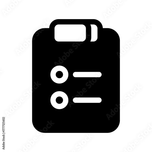 Checklist Icon Vector Symbol Design Illustration