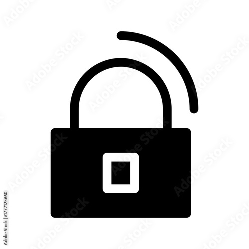 Lock Icon Vector Symbol Design Illustration