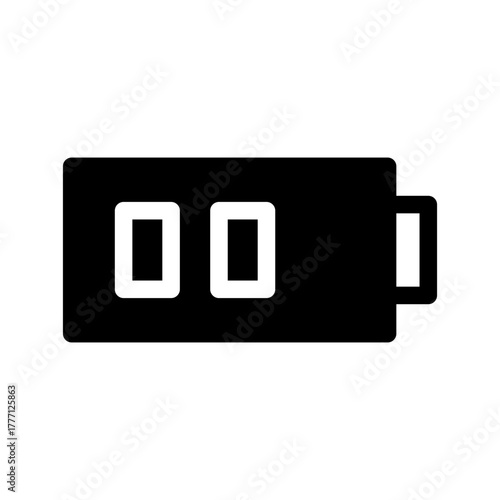Battery Charging Icon Vector Symbol Design Illustration
