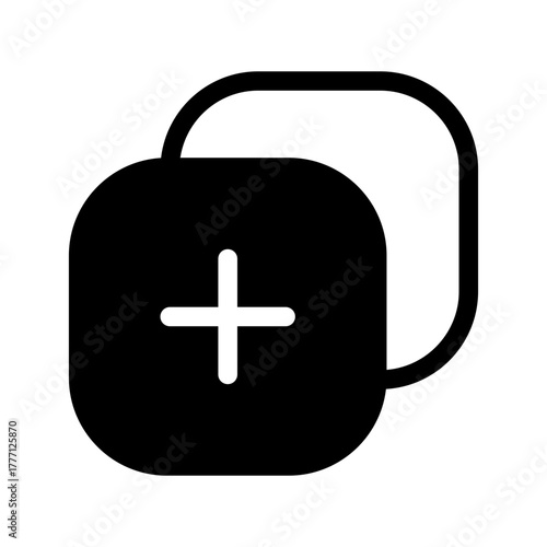 Add Icon Vector Symbol Design Illustration