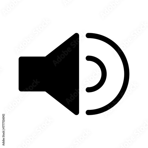 Speaker Icon Vector Symbol Design Illustration