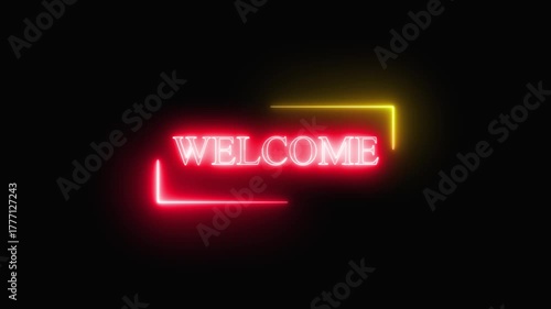 Digital neon illustration of 