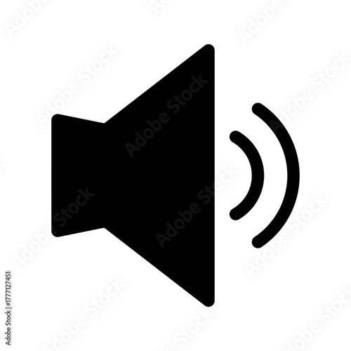 Speaker Icon Vector Symbol Design Illustration