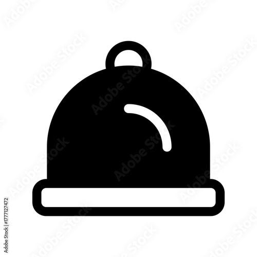 Cloche Icon Vector Symbol Design Illustration