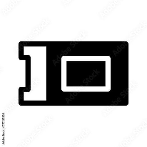 Ticket Icon Vector Symbol Design Illustration