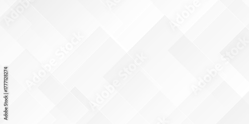 Abstract vector gray and white tech technology transparent square rectangle shape. seamless geometry paper triangle background. Space design concept. Decorative web layout design.	
