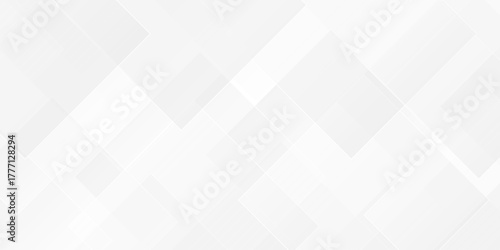 Gray and white tech technology transparent geometric shape. seamless geometry abstract triangle background. Space design concept. Decorative web layout design.