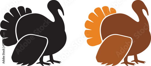 New Turkey vector icon for business