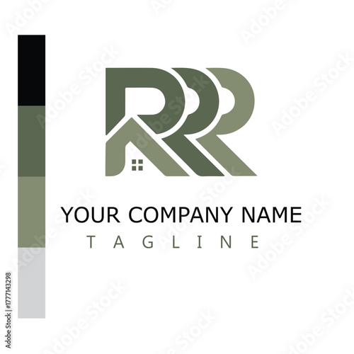 Triple-R Real estate logo design