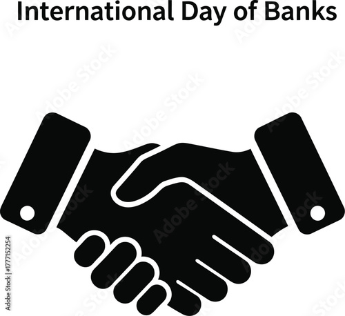 Handshake for international day of banks