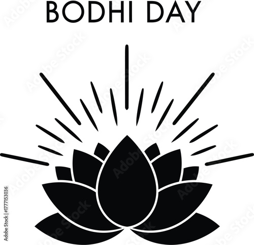 Lotus flower for bodhi day