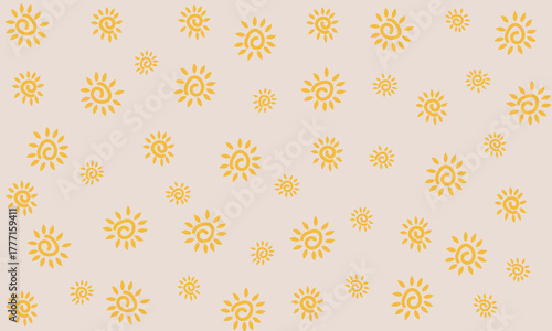 fondo horizontal con formas en espiral 