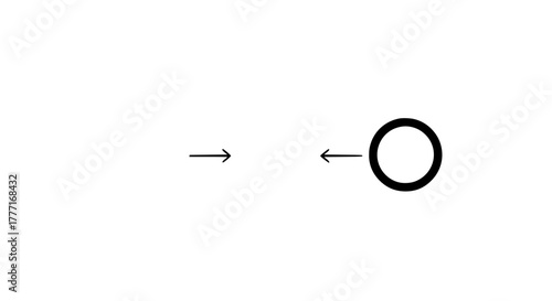 Dynamic directional arrows indicating movement and connection, abstract concept illustration for progress, goals, and direction in modern design