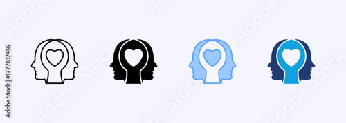 Emphaty Icon Set Multiple Style Collection