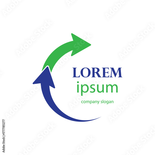 rising business arrow logo illustration Free Download rising business arrow logo illustration - GFXLoad