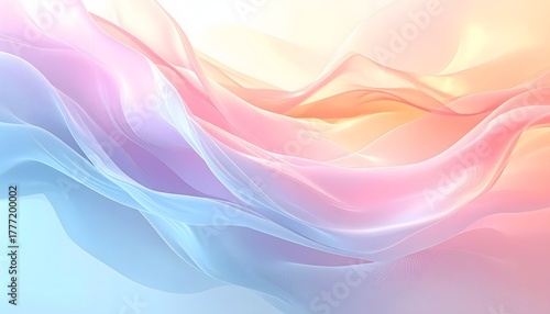 Cinematic abstract background, soft glowing shapes, abstract colorful background with waves