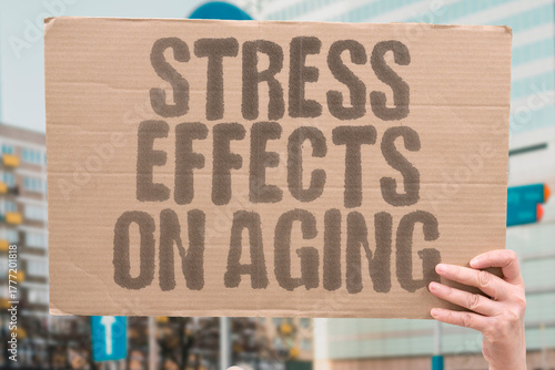 Photos "Stress Effects On Aging" Chronic stress and cortisol imbalance accelerate aging via inflammatory and metabolic pathways