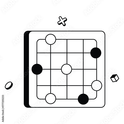 Strategic indoor entertainment activity symbol – Vector Icons