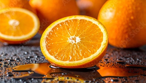 orange juice and oranges