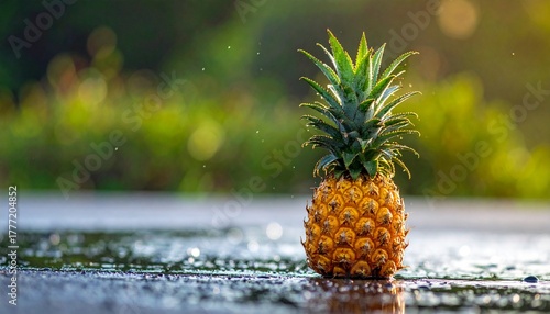 pineapple on the beach