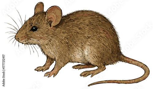 Mus musculus illustration