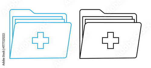 Medical folder icon