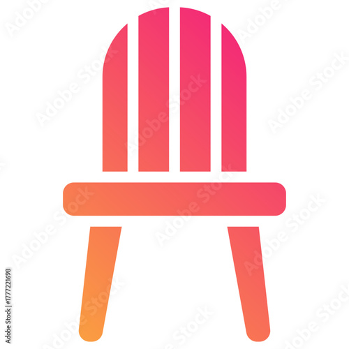 chair gradient fill icon